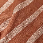 House Doctor Men's Thame Cushion Cover in Brown Stripe