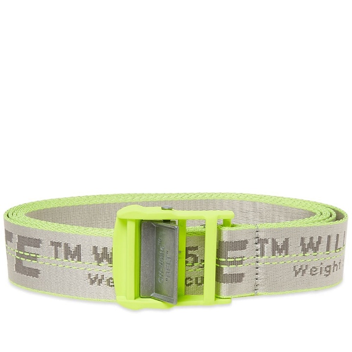 Photo: Off-White Industrial Belt White & Fluo Yellow