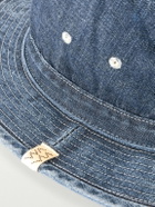 Visvim - Buckley Logo-Appliqued Denim Fedora - Blue