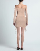 Andreādamo Womens Mini dress Camel
