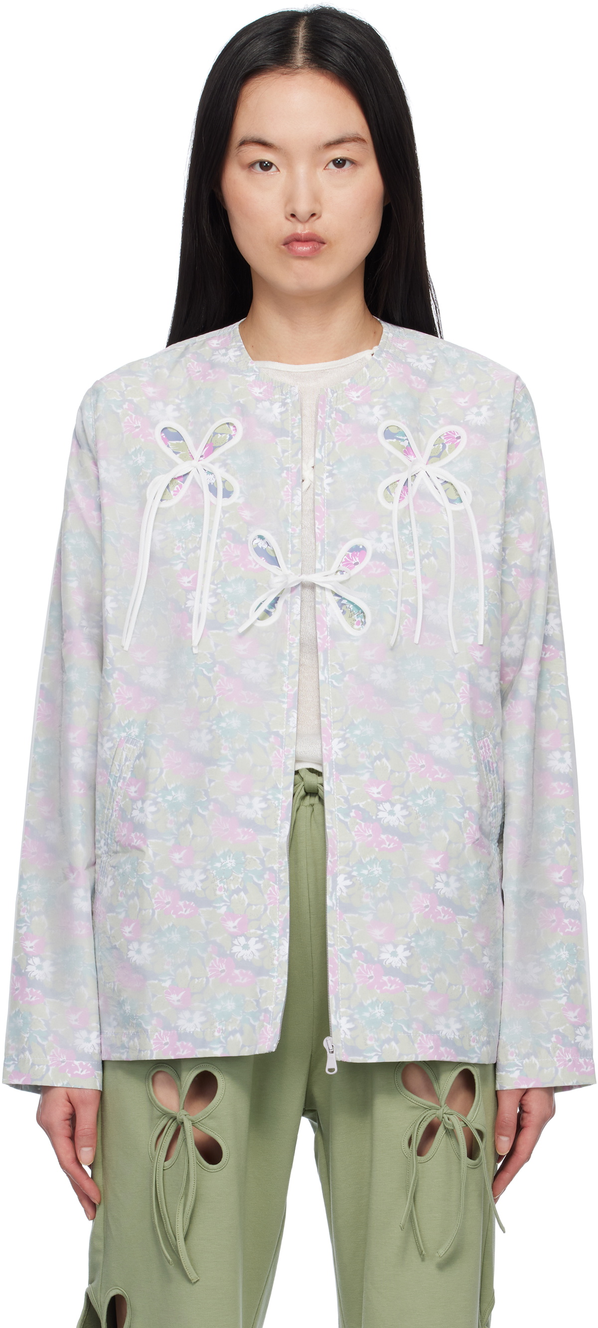 J.Kim White Petal Jacket