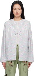 J.Kim White Petal Jacket