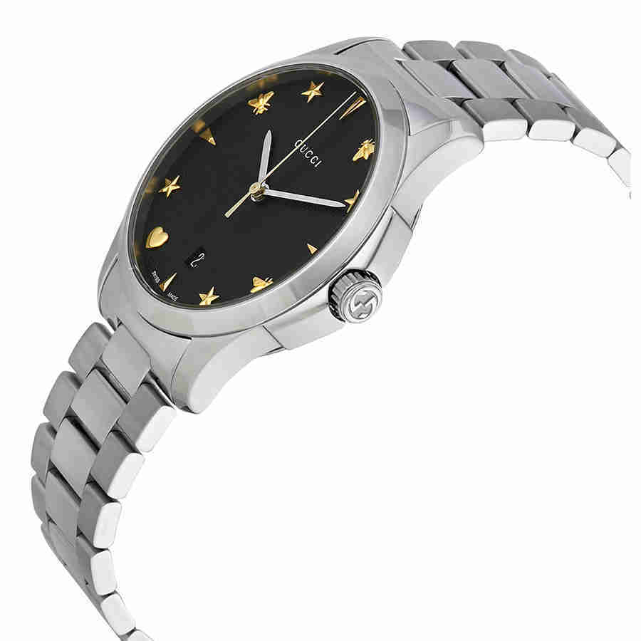 Gucci G Timeless Black Dial Watch YA1264029