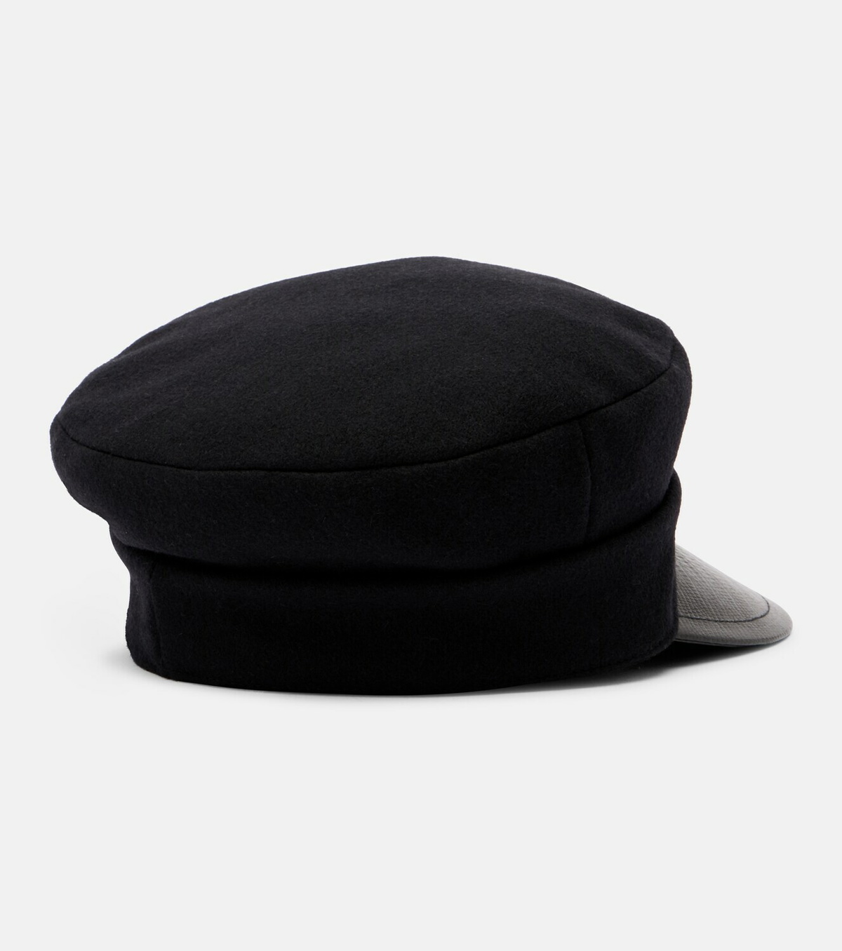 Valentino VLogo wool-blend felt newsboy cap