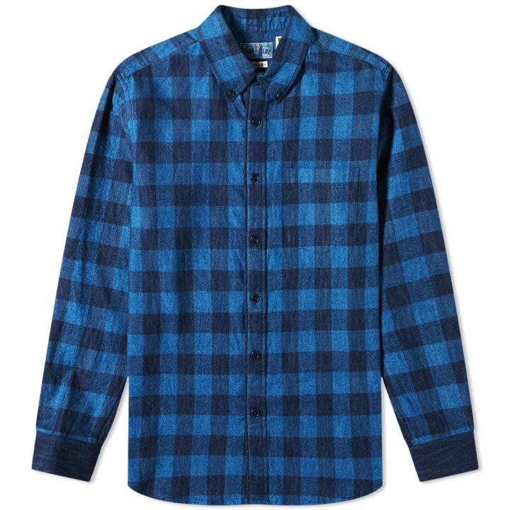 Photo: Blue Blue Japan Flannel Mura Bassen Check Shirt