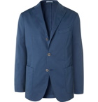 Boglioli - K-Jacket Unstructured Stretch-Cotton Twill Suit Jacket - Blue