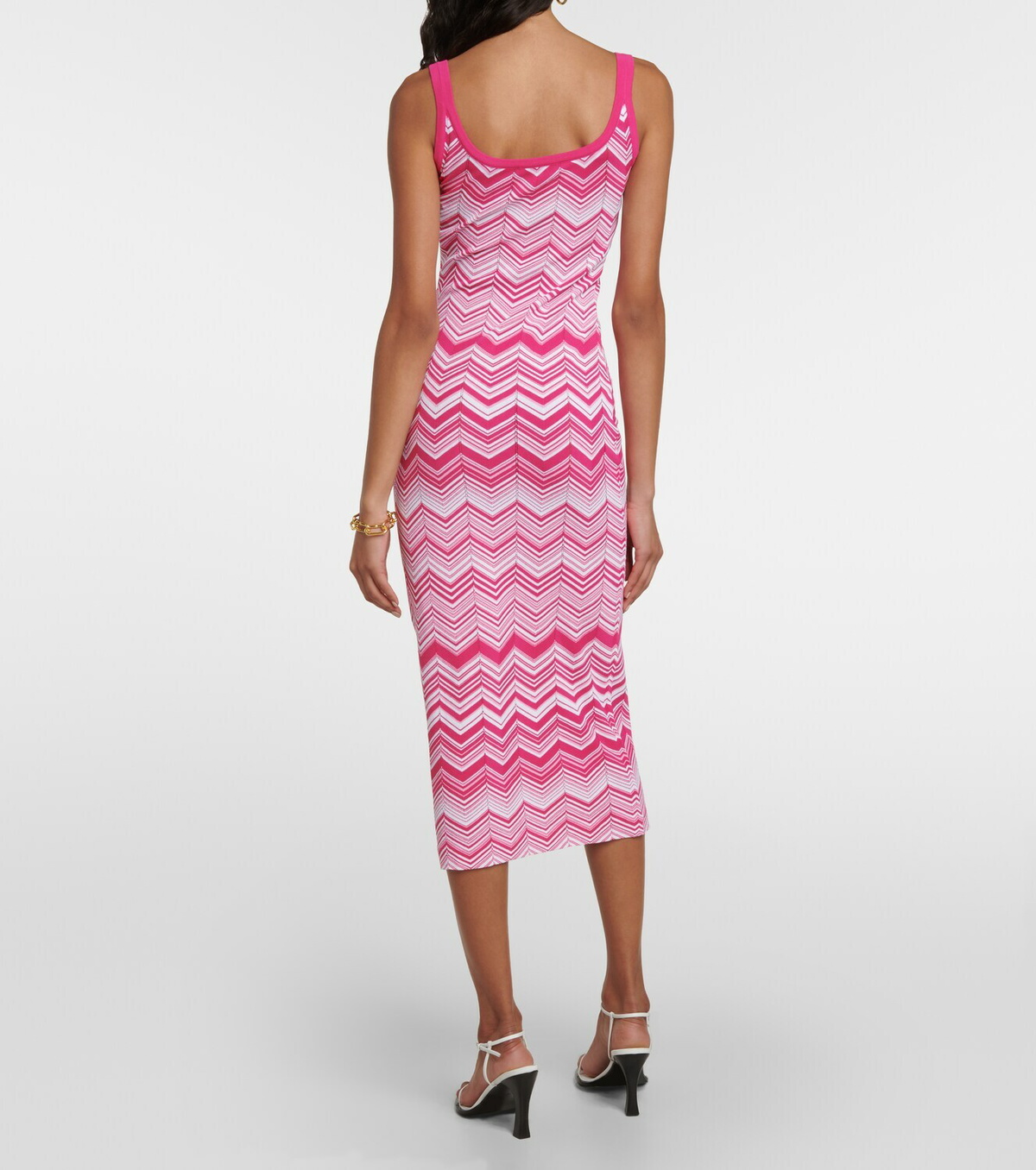 Missoni - Zig-zag knit midi dress Missoni