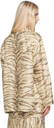 Stella McCartney Beige Tiger Shirt