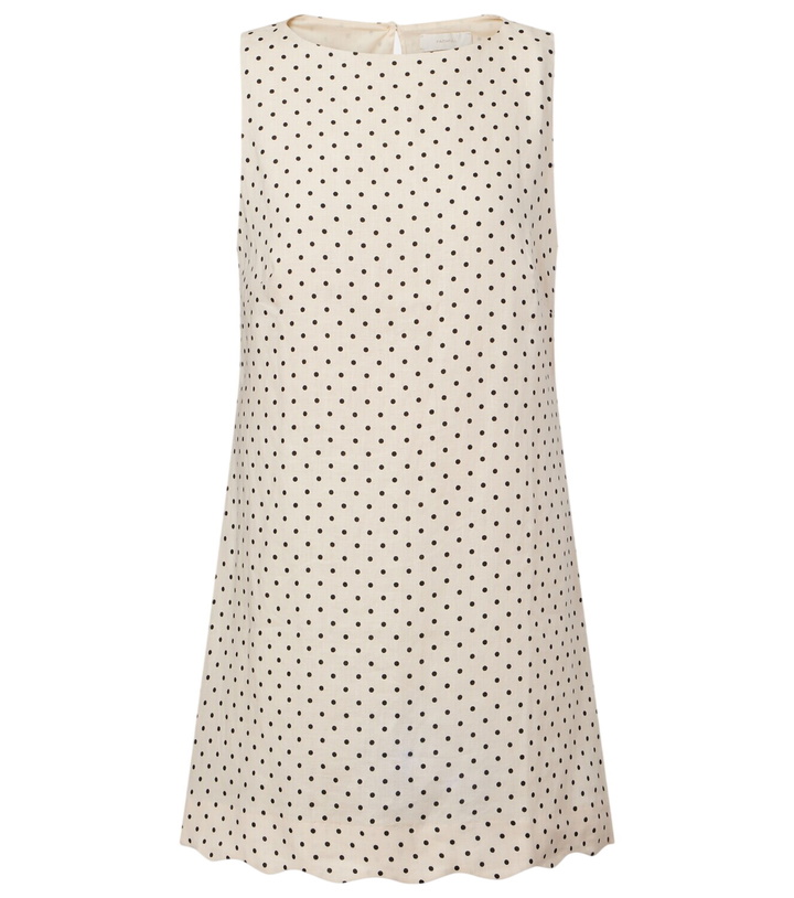 Photo: Faithfull Iria polka-dot linen minidress