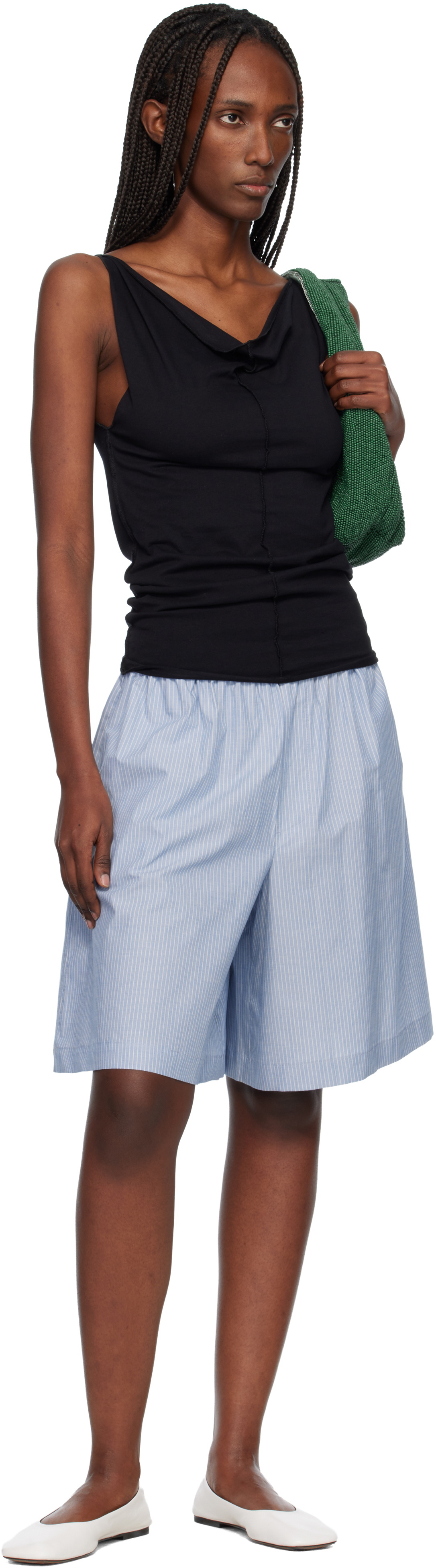 Baserange Black Daffa Tank Top