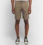 Hartford - Boy Slim-Fit Linen Drawstring Shorts - Brown