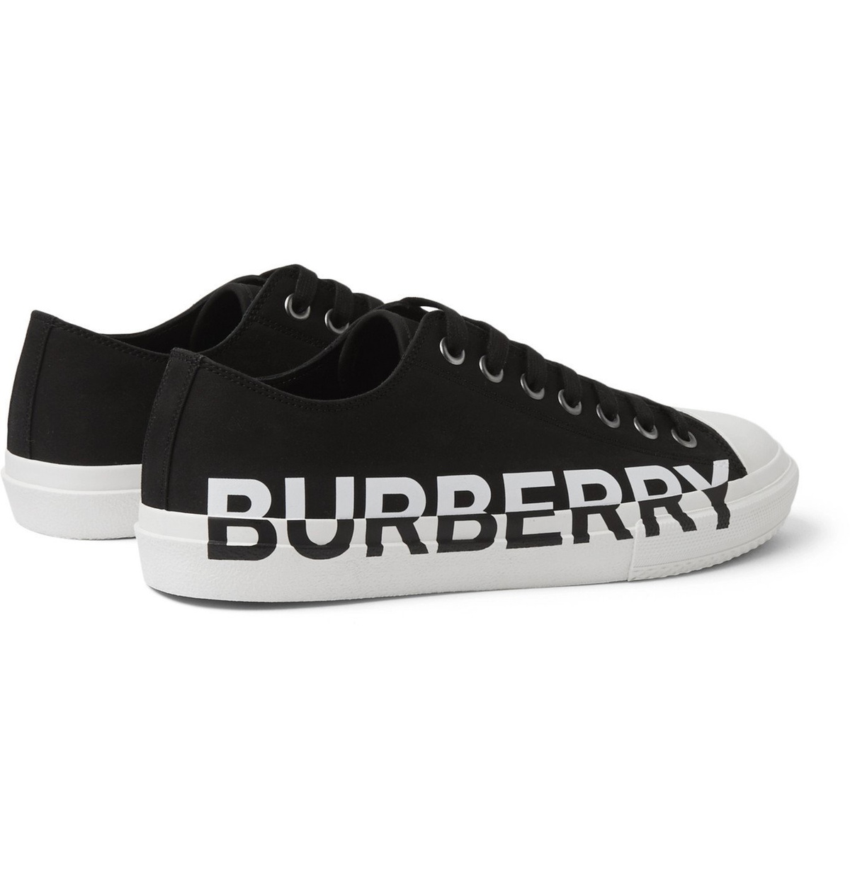 Burberry logo cheap print sneakers