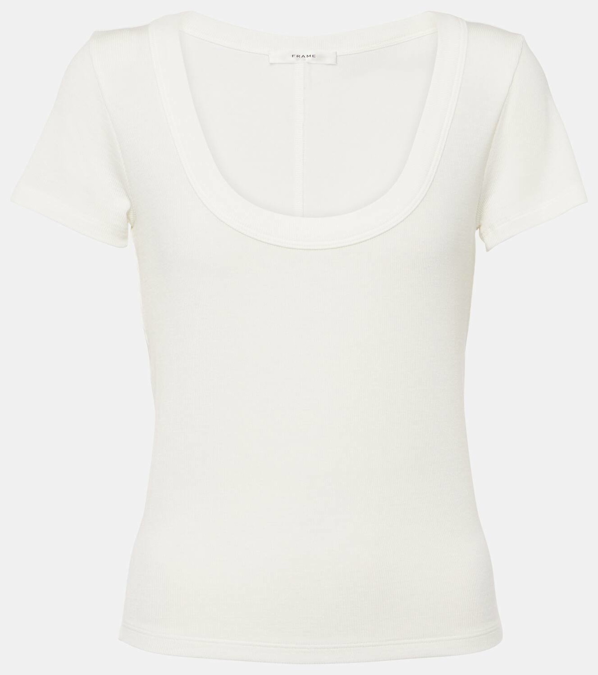 Frame Rib Baby Tee jersey top Frame Denim