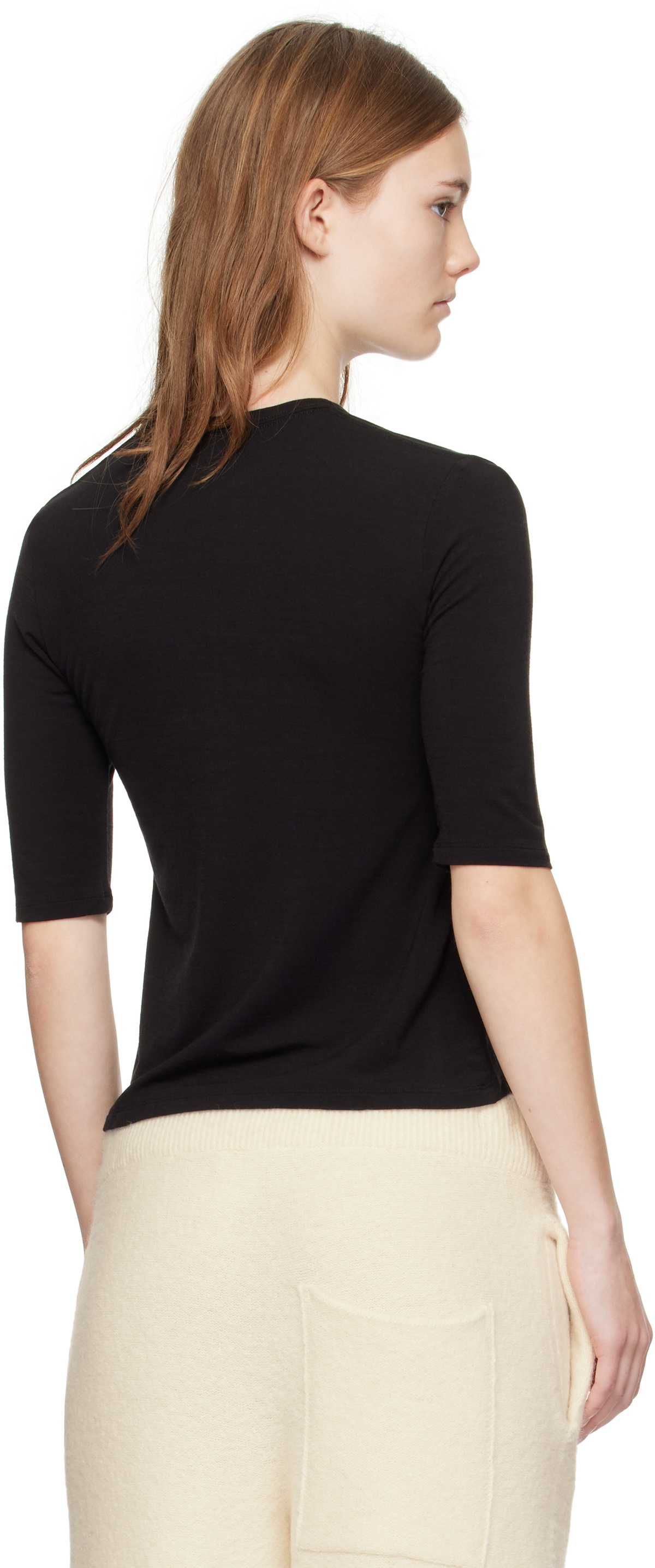 CDLP Black Merino Blend T-shirt