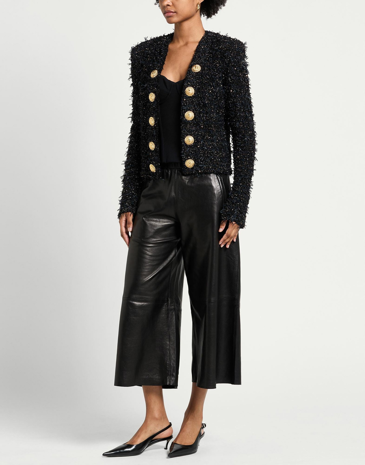 Balmain Womens Jacket Midnight in Blue