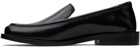 The Attico Black Evan Loafers