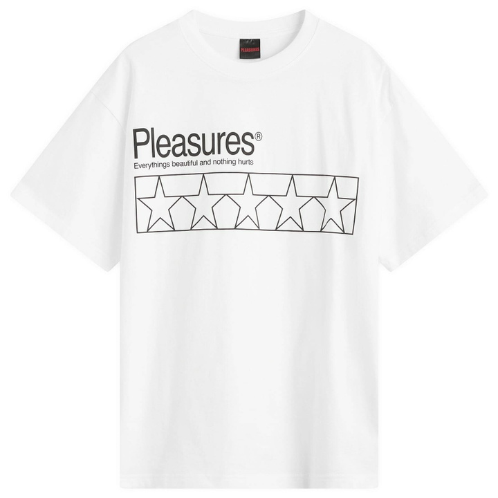 Photo: Pleasures Men's Supplements T-Shirt in White