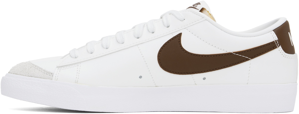 Nike White & Brown Blazer Low 