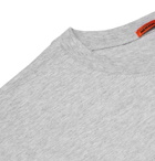 Heron Preston - Printed Mélange Cotton-Jersey T-Shirt - Gray