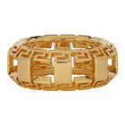 Versace Gold Greek Key Ring