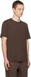 AFFXWRKS Brown Garment-Dyed T-Shirt