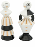 Jonathan Adler White Vienna Porcelain Salt And Pepper Shakers