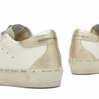 Golden Goose Women's Hi-Top Star Leather Sneakers in White/Ice/Platinum