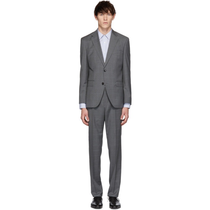 Photo: Boss Grey Check Johnston 5 Lenon 1 Suit