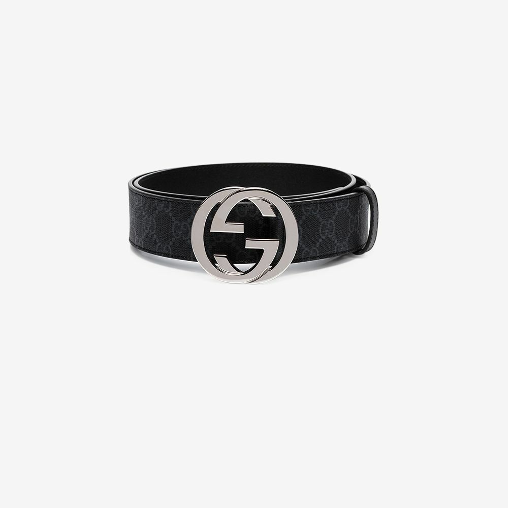 GUCCI - Gg Supreme Leather Belt Gucci