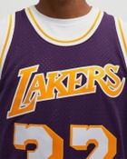 Mitchell & Ness NBA SWINGMAN ROAD JERSEY LOS ANGELES LAKERS 1984 MAGIC JOHNSON #32 Purple Men