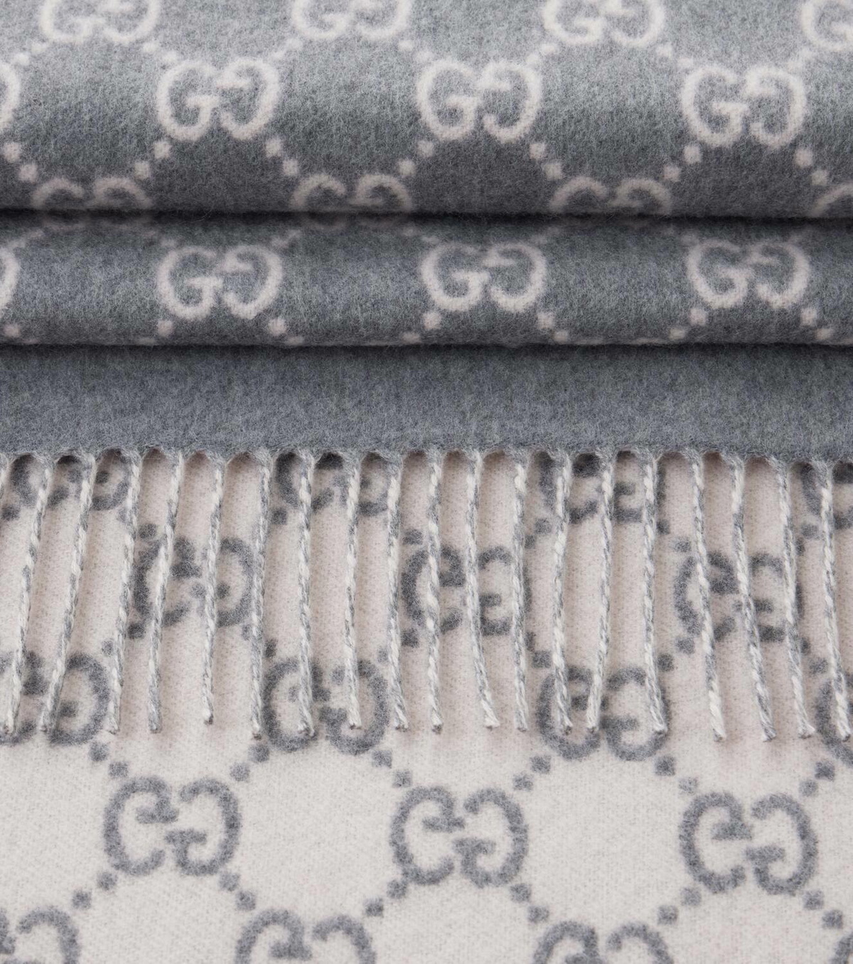 Gucci GG wool and cashmere blanket