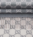 Gucci GG wool and cashmere blanket
