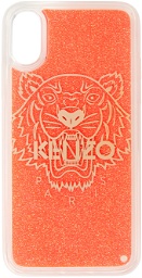 Kenzo Red Glitter Tiger iPhone X/XS Case