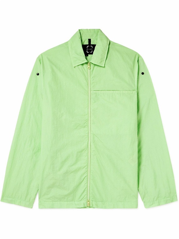 Photo: SAIF UD DEEN - Garment-Dyed Shell Overshirt - Green