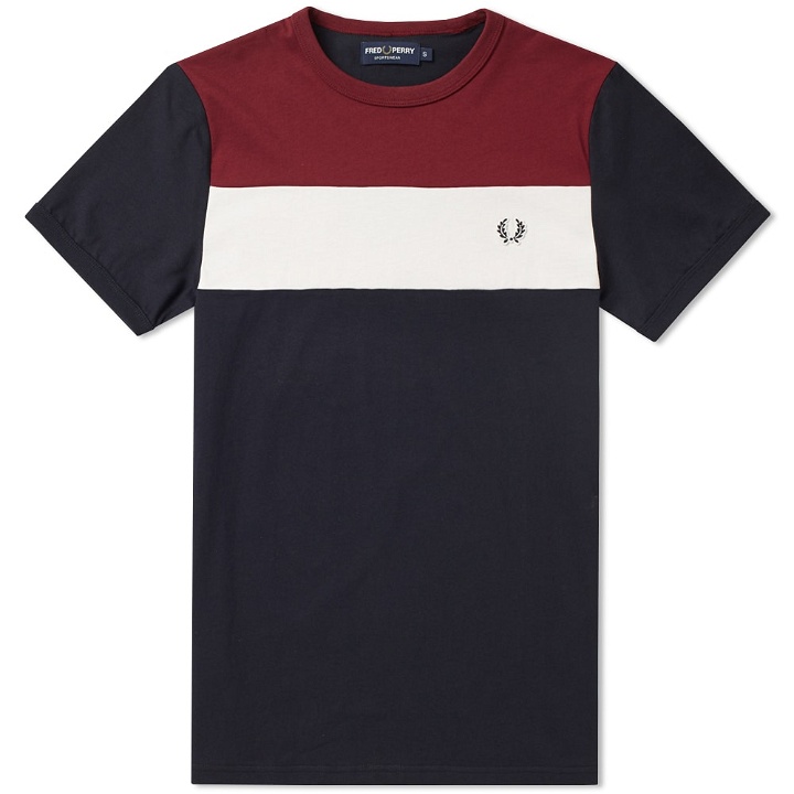 Photo: Fred Perry Colour Block Panel Tee