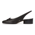 Maison Margiela Black Slingback Tabi Ballerina Heels