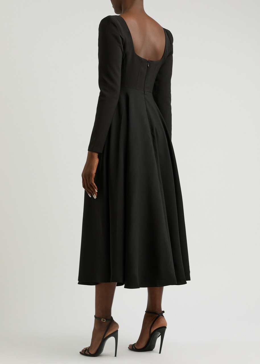 Odd Muse The Ultimate Muse Jersey Midi Dress Black
