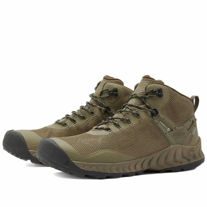 Photo: Keen Men's Nxis Evo Mid WP Sneakers in Taupe