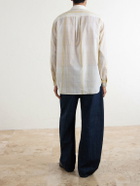 Kaptain Sunshine - Checked Cotton-Flannel Shirt - Yellow