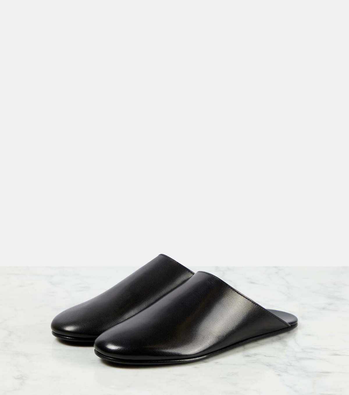 The Row Dante leather mules