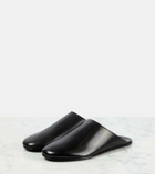The Row Dante leather mules