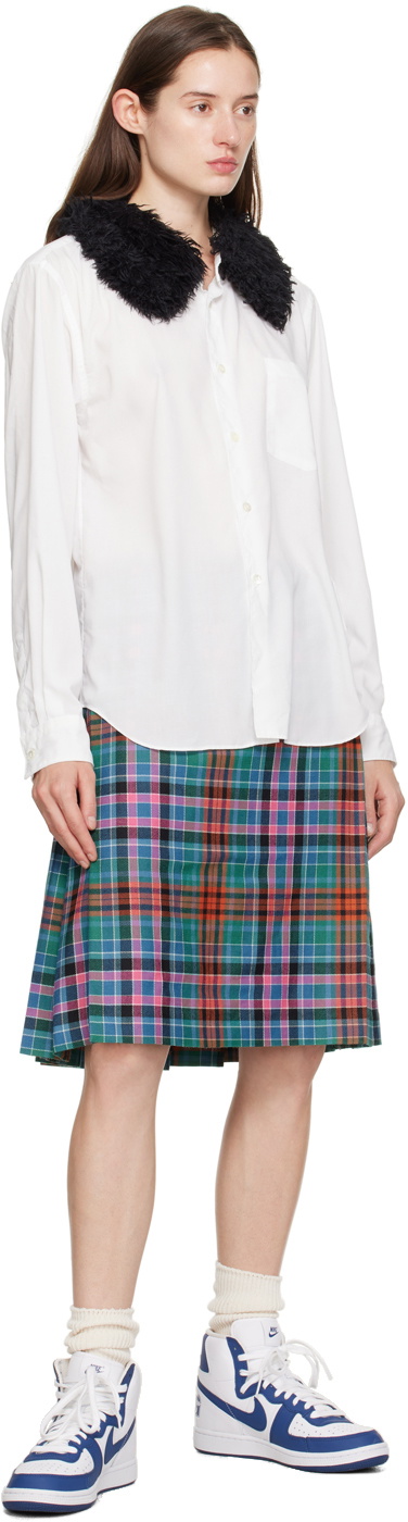 Comme des Garçons Homme Plus White Buttoned Shirt
