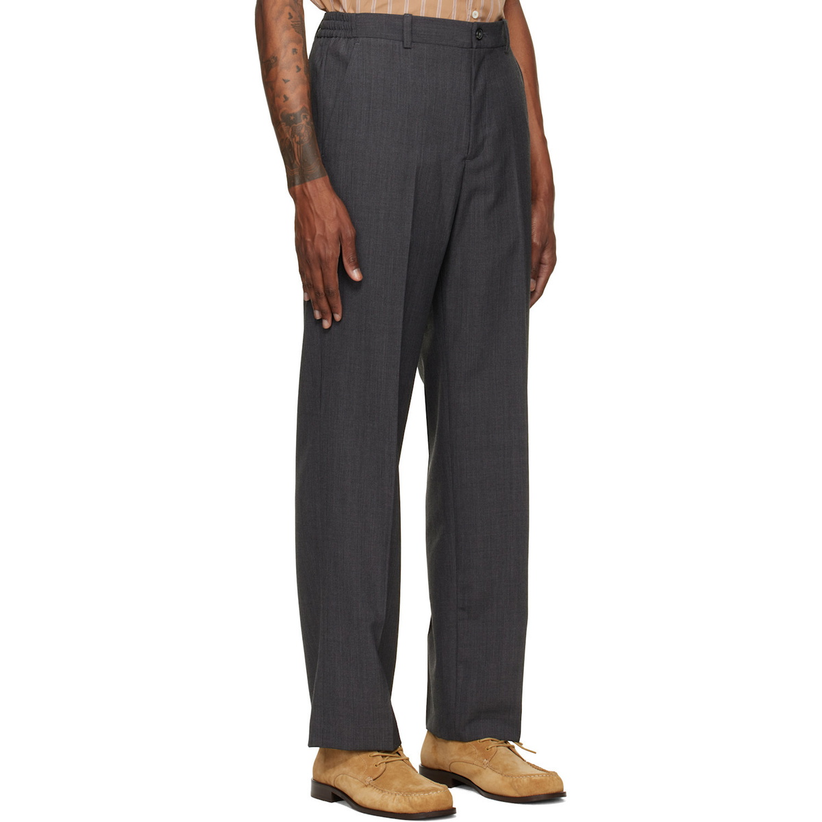 A.P.C. Gray Dylan Trousers