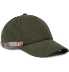 Paul Smith - Stripe-Trimmed Organic Cotton-Twill Baseball Cap - Green