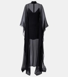 Taller Marmo Lanzarote Garden crêpe chiffon kaftan
