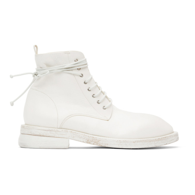 Marsell White Dodone Boots Marsèll