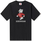 ICECREAM Men's Mascot T-Shirt in Black