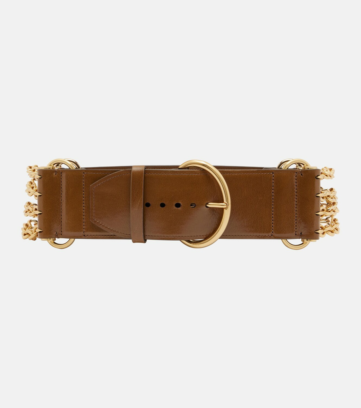 Chloé Chloé Camera Chain leather belt