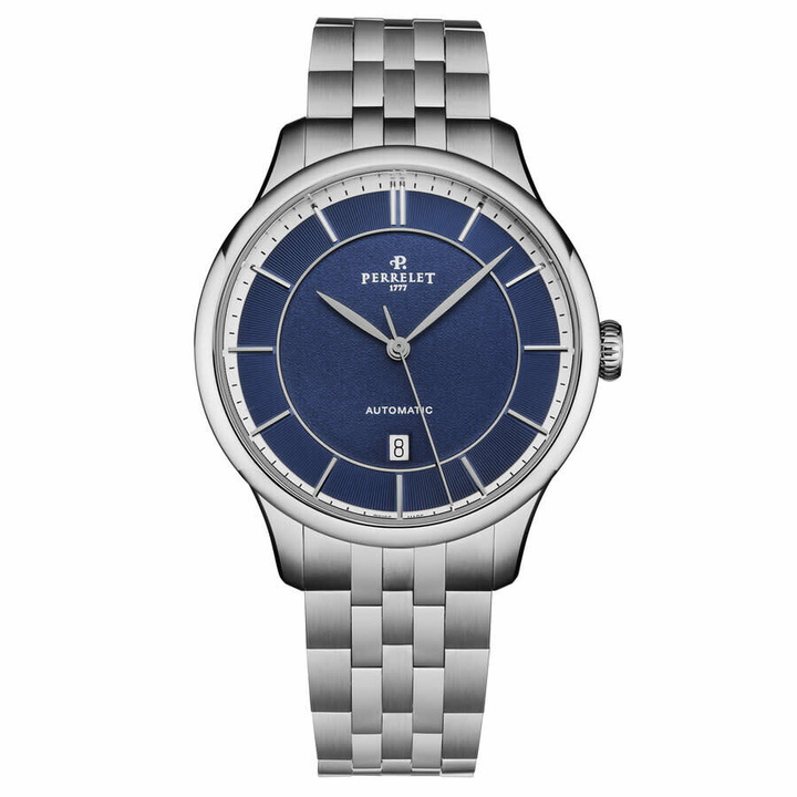 Photo: Perrelet First Class Automatic Blue Dial Mens Watch A1073/B