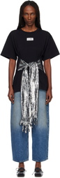 MM6 Maison Margiela Black Cotton Gloves T-shirt